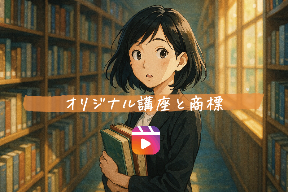 オリジナル講座と商標