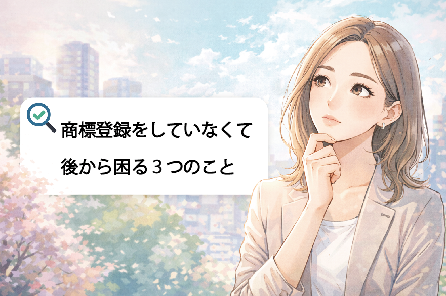 商標登録をしていなくて後から困る3つのこと
